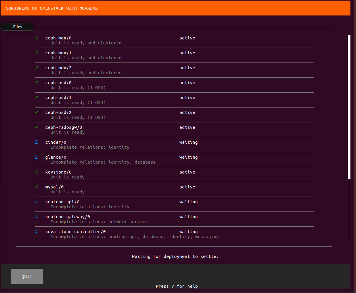 Openstack Installing